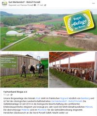 Biogasanlage des Monats